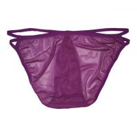 GP006 - Celana Dalam G-String Pria Ungu Transparan - 2
