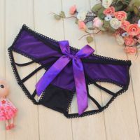 P618 - Celana Dalam Panties Hipster Ungu Pita Terbuka Belakang