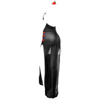 L1293 - Lingerie Costume Cosplay Cheongsam Chinese Halter Hitam Transparan - 2