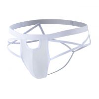 GP077 - Celana Dalam G-String Pria Putih Transparan Tali 2