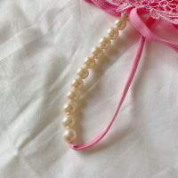 GS376 - Celana Dalam G-String Mutiara Crotchless Putih Brokat Bunga - 2